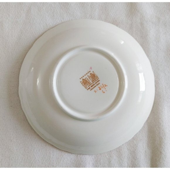 Paragon Vintage Double Warrant Yellow Floral Bone China Teacup And Saucer - Picture 4 of 11